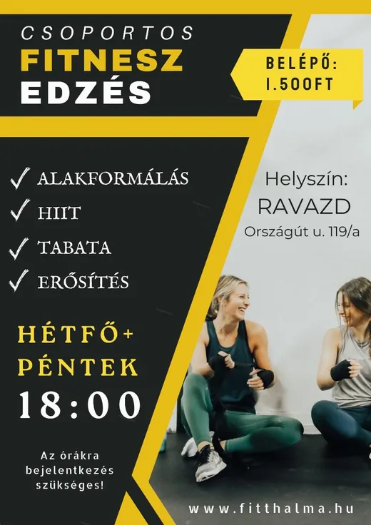 'Csoportos fitnesz edzés ' cikk borítóképe